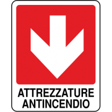 freccia direzione attrezzature antincendio